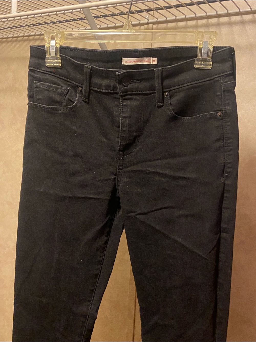 Signature by Levi Strauss Women’s Skinny Jeans in Black